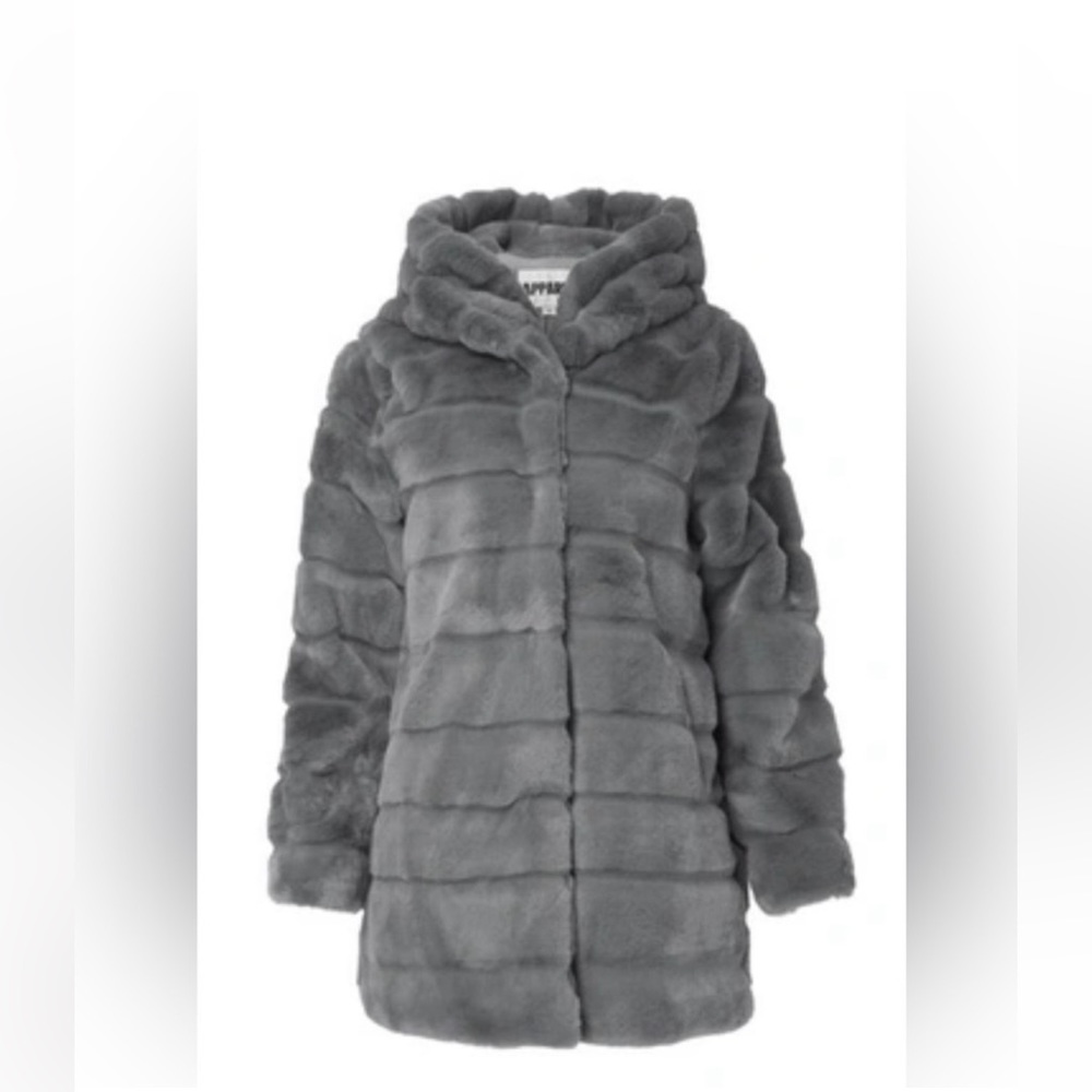 Apparis Hazel Coat Ash Gray XS NWT